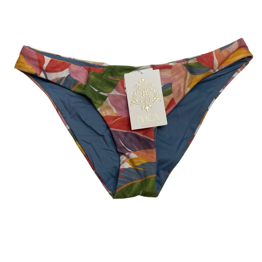 BECCA Bora Bora Reversible Hipster Bikini Bottoms Medium New